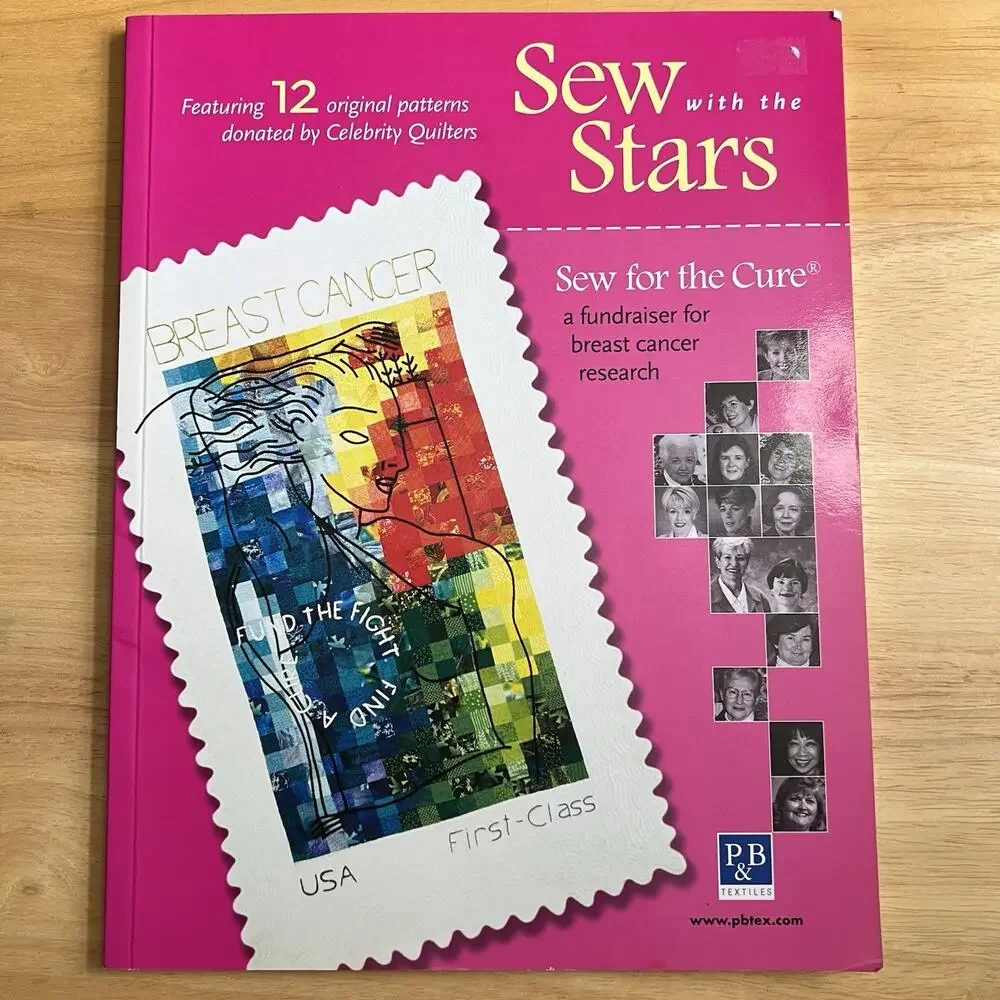 Sew with the Stars Sew for the Cure Fundraiser for Breast Cancer Research Quilt